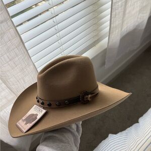 Stetson Tan Felt Western Hat Timeless Style